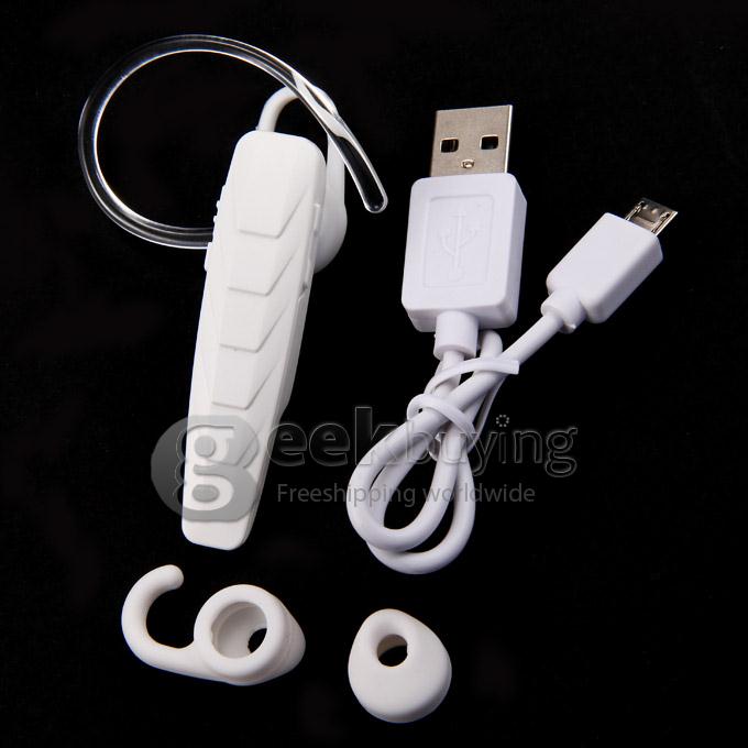 Connice iblue 7 HD Commercial Wireless Bluetooth 4.0 Headset Earphone Pair 2 Devices iOS Android iPhone6 Plus - White