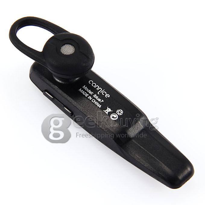 Connice iblue 7 HD Commercial Wireless Bluetooth 4.0 Headset Earphone Pair 2 Devices iOS Android iPhone6 Plus - Black