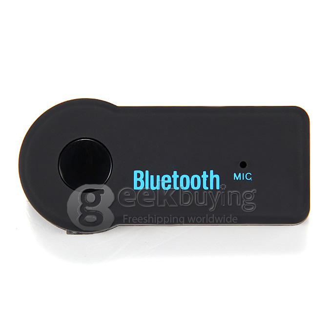 EDUP EP-B3511 Car Bluetooth V 3.0 Hands Free Transmitter Stereo Music Receiver Wireless Audio with Mic A2DP - Black