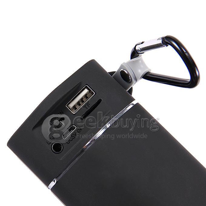New Cup Model X6 Mini Wirelss Bluetooth Speaker Hands Free with TF Card Slot Mic Blutooth for Android iOS iPhone 6 Plus Black