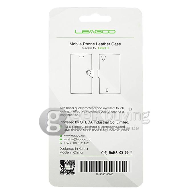 Original High Quality Protective PU Leather Hard Flip Cover Shell for Leagoo Lead 3/Leagoo Lead 3S