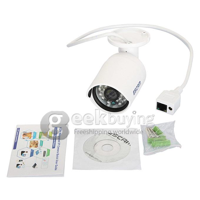 ESCAM QD310 HD 720P P2P Dome IP Camera ONIVF Home Security Surveillance CCTV Smart Phone View 24pcs IR LEDs