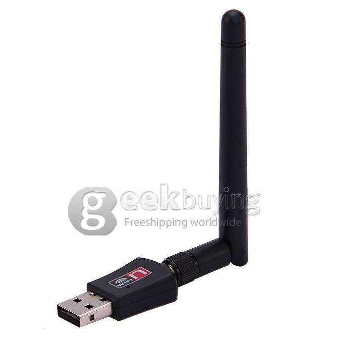 Wireless-N USB 2.0 High Speed 2.4G 2DbI 300Mbps USB Adapter