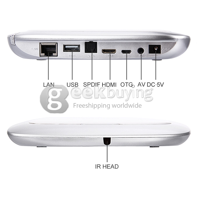 B368 RK3288 Android 4.4 Quad Core Cortex A17 1.8GHz TV BOX 4K FHD 1080P HDMI Media Player 2G/16G Bluetooth Wifi 100M/1000M Base-T OTG