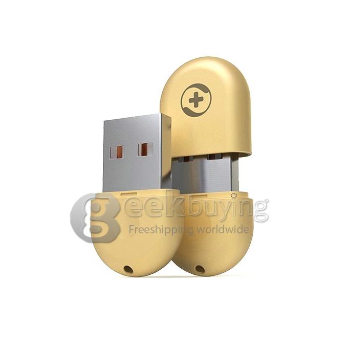 360 2nd Portable Mini 150Mbps USB Wifi Wireless Broadband Router Wifi Adapter Modem with 10TB Cloud U Disk - Golden