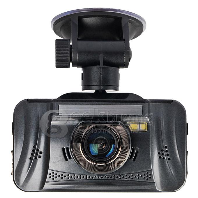 GT200 Novatek 96650 5.0 Mega Pixel Car DVR 170 Wide Angle CMOS Sensor 3.0inch TFT LCD Camcorder HD 1080P - Black