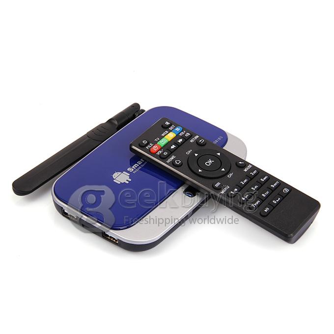 CS918II RK3288 Quad Core 1.8GHz Android 4.4 Mini TV BOX HDMI HDD Player 2G/16G Dual Band 2.4/5G WIFI Bluetooth 4.0 DLNA OTG - Blue