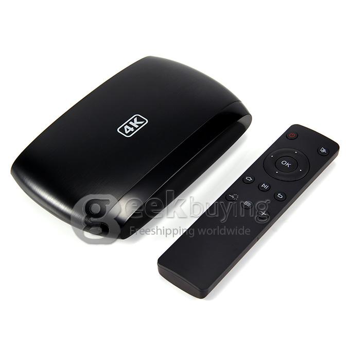 CX-998C RK3288 Quad Core 1.8GHz Android 4.4 Mini TV Box HDMI 2.0 HDD Player 2G/16G 2.4G/5G WIFI DLNA XBMC Bluetooth 4.0 OTG Miracast - Black
