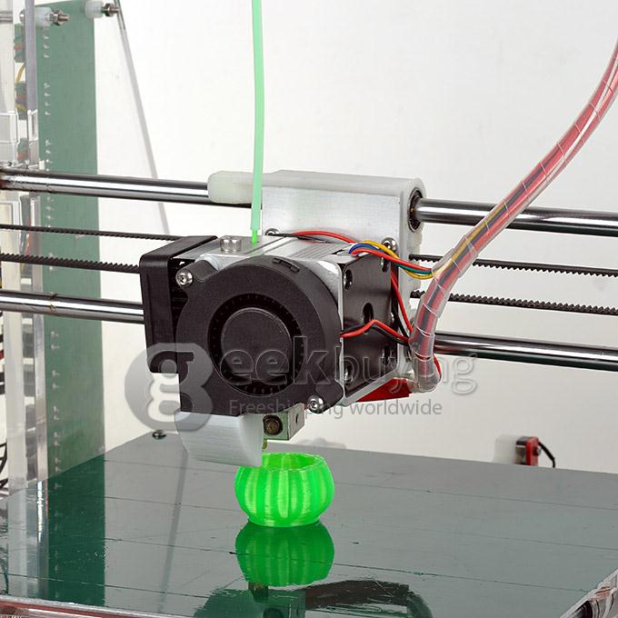 Heacent Reprap Prusa i3 3D Printer DIY Full Assembly Kit (0.3mm Nozzle / 1.75mm Filament) US Plug