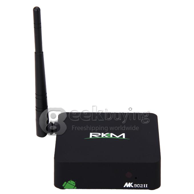 RKM MK902II RK3288 1.8GHz Android 4.4 Mini TV Box HDMI HDD Player 1.8GHZ 2G/16G Dual Band 2.4/5G WIFI Bluetooth XBMC DLNA - Black