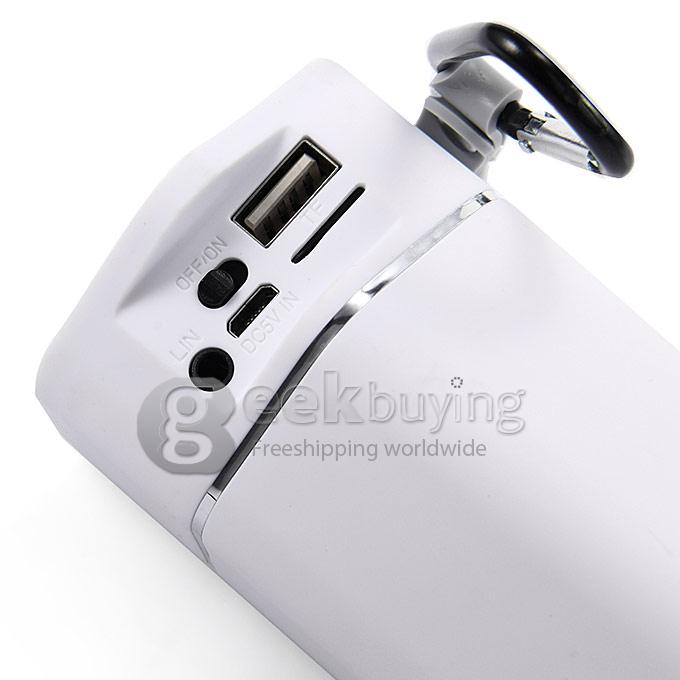 New Cup Model X6 Mini Wirelss Bluetooth Speaker Hands Free with TF Card Slot Mic Blutooth for Android iOS iPhone 6 Plus - White