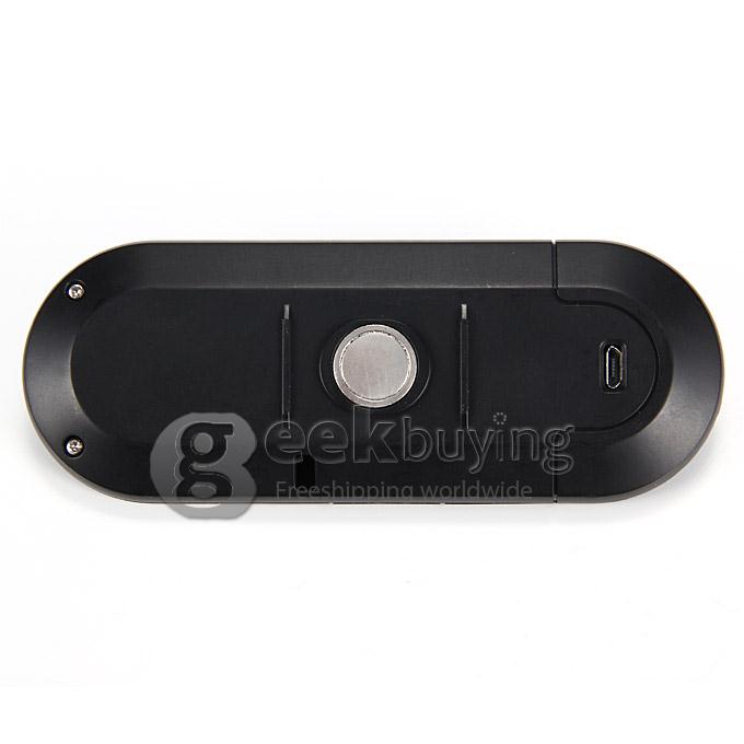 Universal Bluetooth V3.0 Wireless Handsfree Speaker Phone Speaker with Car Charger Kit - Black + Red