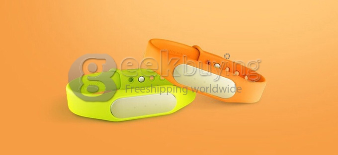 New Original Xiaomi IP67 Smart Bluetooth 4.0 Bracelet Sleep Monitor 30 Day Standby Support Smart Meter Step - Orange