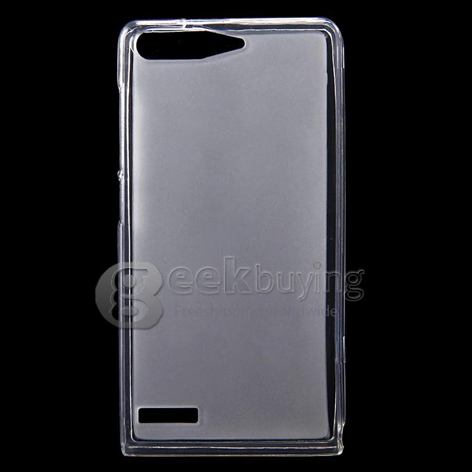 High Quality Protective Silica Gel Case for HUAWEI G6 P6 mini - Transparent