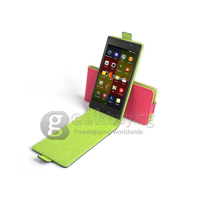 Protective PU Leather Hard Case Cover Shell for Elephone P10C - Black