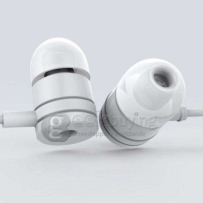 Original Xiaomi Piston Earphones Headset Remote Control + Mic for MI4 XIAOMI 4 iPhone - White