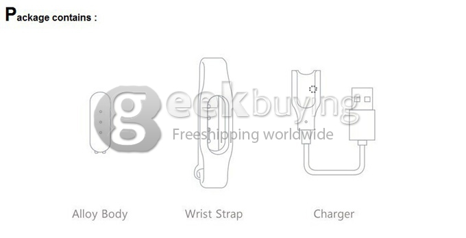 New Original Xiaomi IP67 Smart Bluetooth 4.0 Bracelet Sleep Monitor 30 Day Standby Support Smart Meter Step - Orange