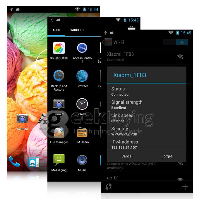 CUBOT P10 QHD Pixels MTK6572 Dual Core 1.3GHz 5.0 Inch Smartphone Android 4.2 OS 1GB RAM 8.0MP 3G GPS - White