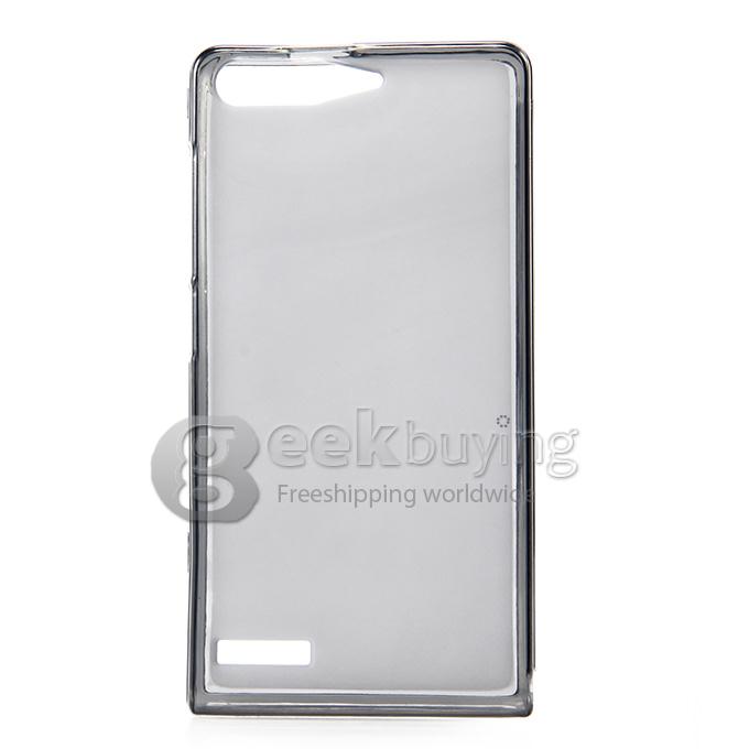 High Quality Protective Silica Gel Case for HUAWEI G6 P6 mini - Black