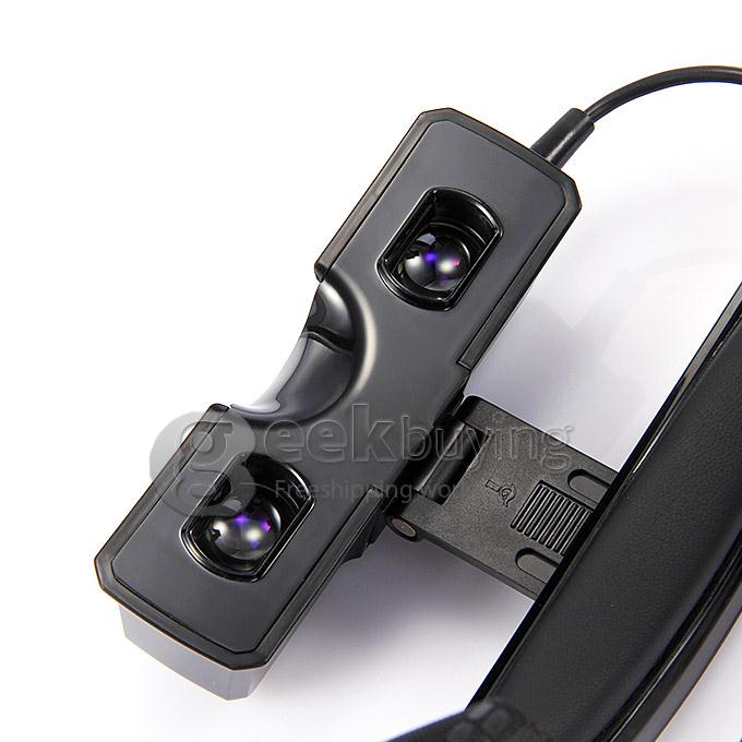 EU Plug Professional FPV Vision 600 16:9 Aerial Photography 3D / 2D Video Glasses NTSC/PAL/SECAM