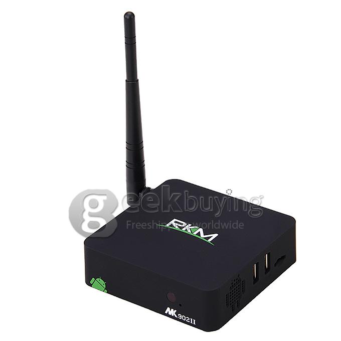 RKM MK902II RK3288 1.8GHz Android 4.4 Mini TV Box HDMI HDD Player 1.8GHZ 2G/16G Dual Band 2.4/5G WIFI Bluetooth XBMC DLNA - Black