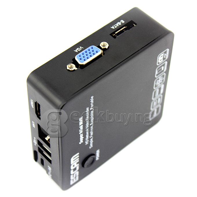 ESCAM K104 H.264 4CH 720P / 960P / 1080P Mini Portable Network Video Recorder NVR Onvif Optional WiFi 3G