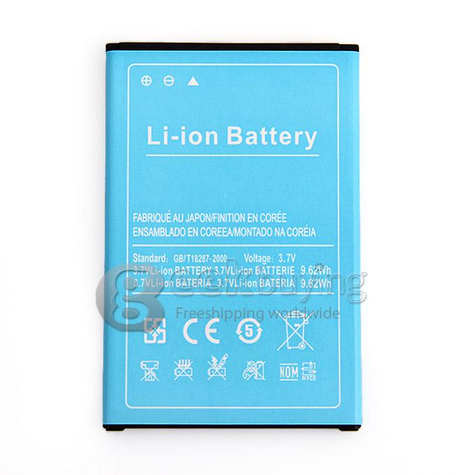 3.7V 2600mah Rechargeable Lithium-ion Battery for Ulefone N9002