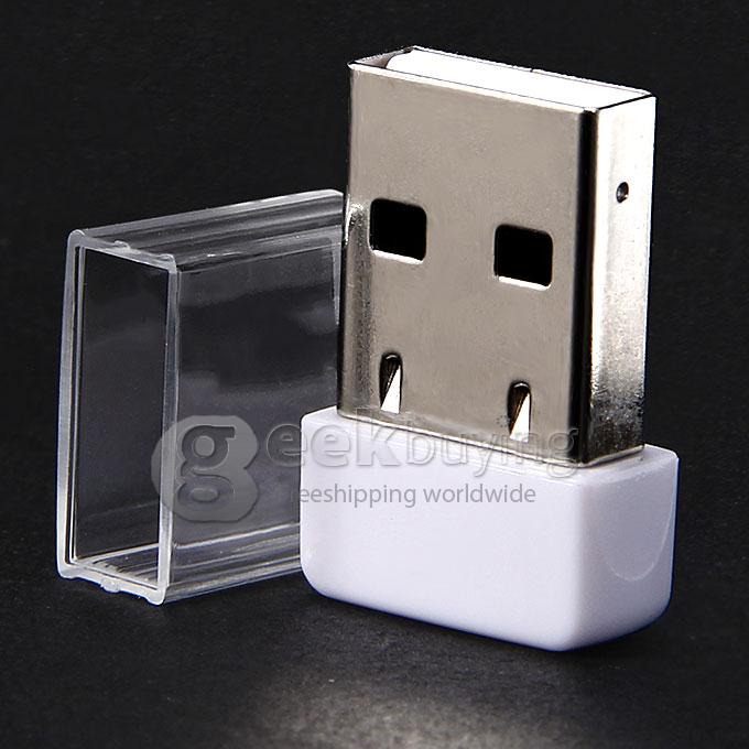 2.4GHz 802.11n 150mbps Wireless Mini USB Adapter Network card Soft AP/Soft WPS/WIFI Direct - White