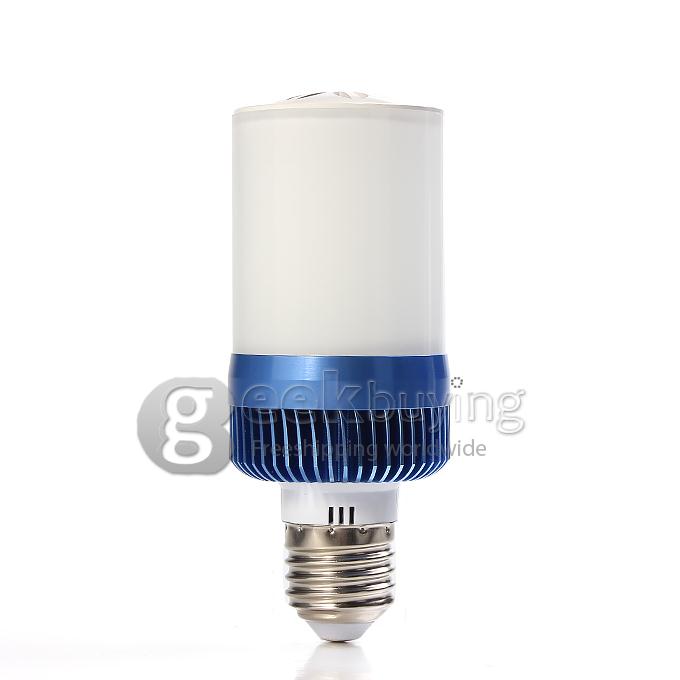 BB Speaker Wireless Bluetooth 4.0 E27 LED Light Lamp Bulb Speaker Music Playing Answer Call with Warm Light - Blue