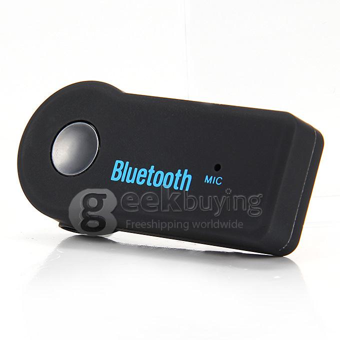 EDUP EP-B3511 Car Bluetooth V 3.0 Hands Free Transmitter Stereo Music Receiver Wireless Audio with Mic A2DP - Black