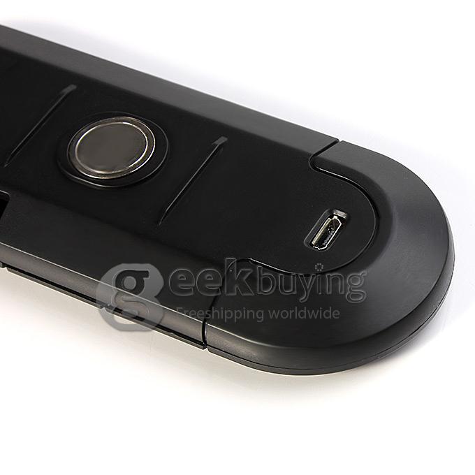 Universal Bluetooth V3.0 Wireless Handsfree Speaker Phone Speaker with Car Charger Kit - Black