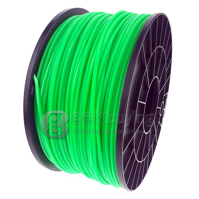 Heacent P175 3D Printer Material PLA Filaments Consumables 1.75mm 1kg Plastic Cable - Luminous Green