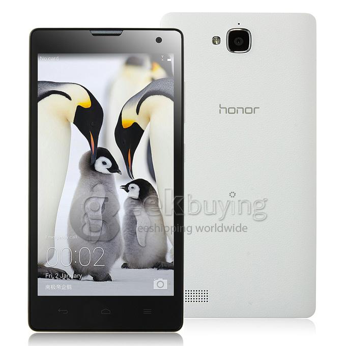 HUAWEI Honor 3C H30-L02 Hisilicon Kirin 910 Quad Core 1.6GHz Smartphone 5.0 Inch 2GB RAM HD OGS 8.0MP 4G - White