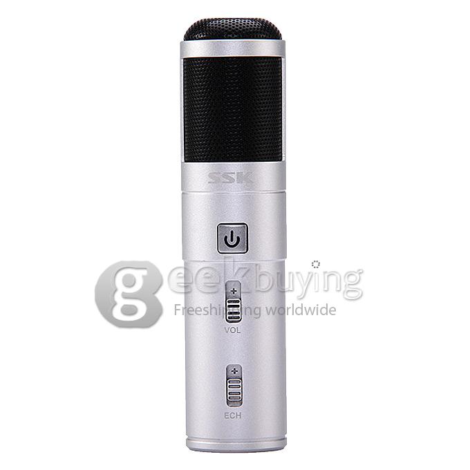 SSK K808 Mini Karaoke Player For Smart Phone - Silver