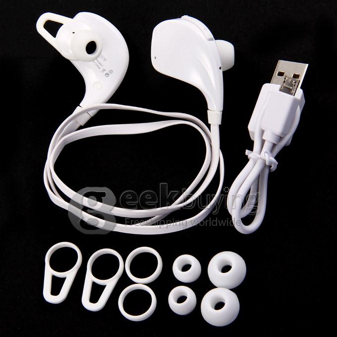 Connice Muses 1 Wireless Sporty Bluetooth 4.0 Headphone Earphone Music & Call Pair 2 Devices iOS Android iPhone6 Plus - White