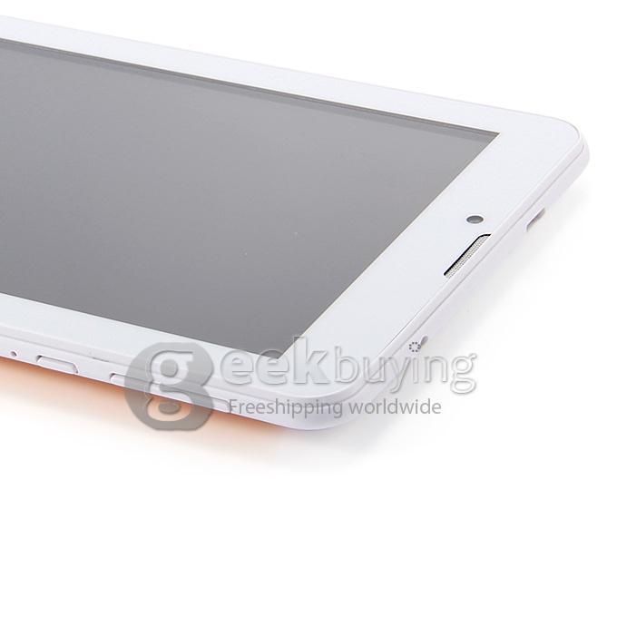 PX702 MTK8312 7 Inch 3G Phone Call Tablet PC Android 4.4 OS 4GB ROM GPS Bluetooth Phablet - Golden+White