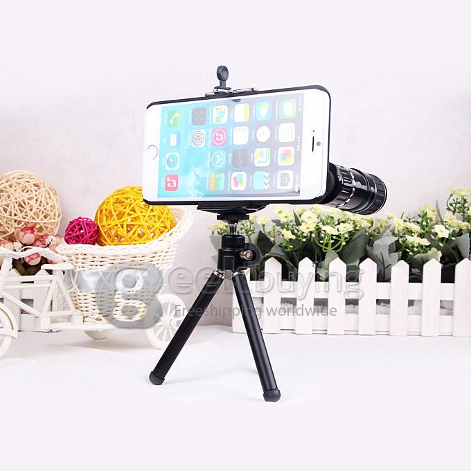 New Universal 12X Zoom Optical Lens Mobile Phone Telephoto Camera for iPhone 6 Plus 5.5