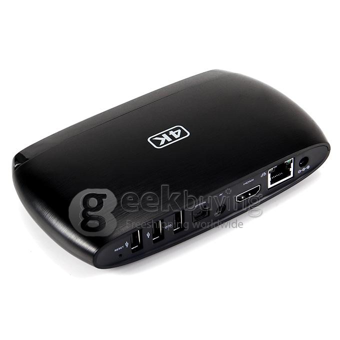CX-998C RK3288 Quad Core 1.8GHz Android 4.4 Mini TV Box HDMI 2.0 HDD Player 2G/16G 2.4G/5G WIFI DLNA XBMC Bluetooth 4.0 OTG Miracast - Black