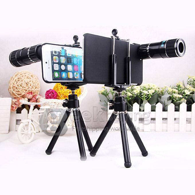 New Universal 12X Zoom Optical Lens Mobile Phone Telephoto Camera for iPhone 6 4.7