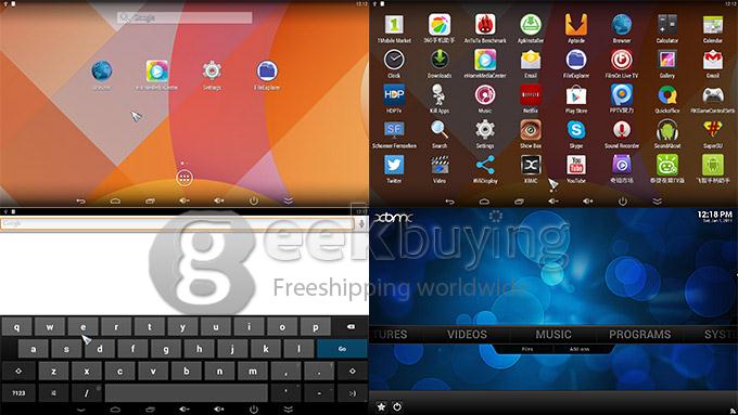 CS918II RK3288 Quad Core 1.8GHz Android 4.4 Mini TV BOX HDMI HDD Player 2G/16G Dual Band 2.4/5G WIFI Bluetooth 4.0 DLNA OTG - Blue