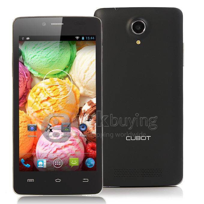 CUBOT P10 QHD Pixels MTK6572 Dual Core 1.3GHz 5.0 Inch Smartphone Android 4.2 OS 1GB RAM 8.0MP 3G GPS - Black