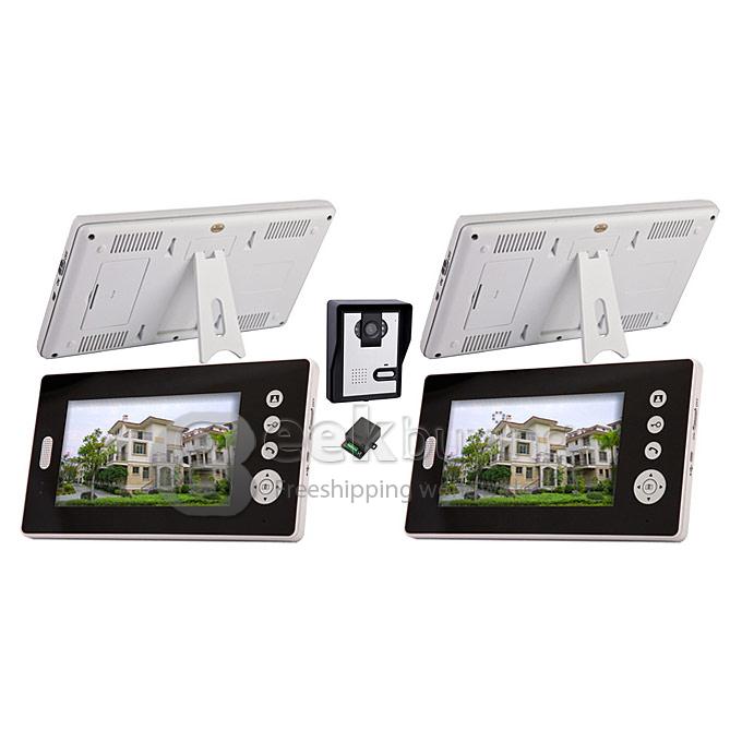 712GA 7 Inch TFT 2.4GHz Digital Wireless Video Door Phone 16 Chord Melodies Hands-free Talk Wireless Unlock