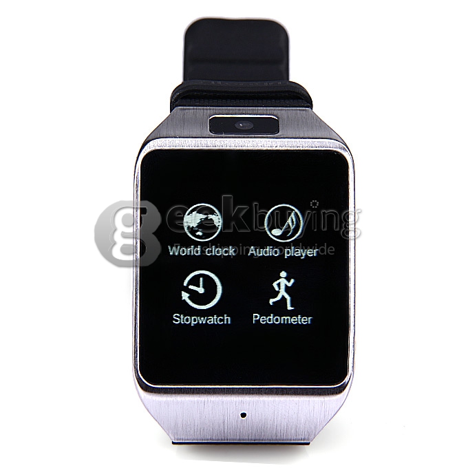 New Atongm W007 Smart Bluetooth Watch 1.5 Inch MTK 6260A Touch Screen with Camera- Silver