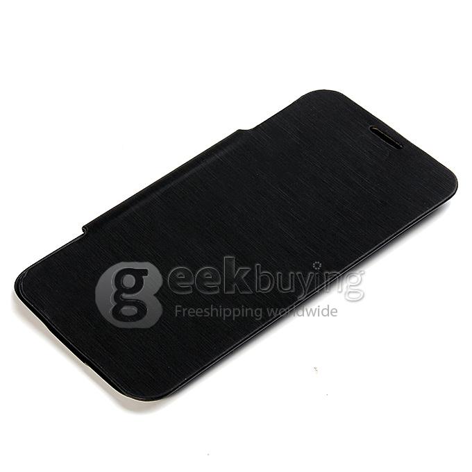 Protective PU Leather Hard Case Cover Shell for JIAKE G900W - Black