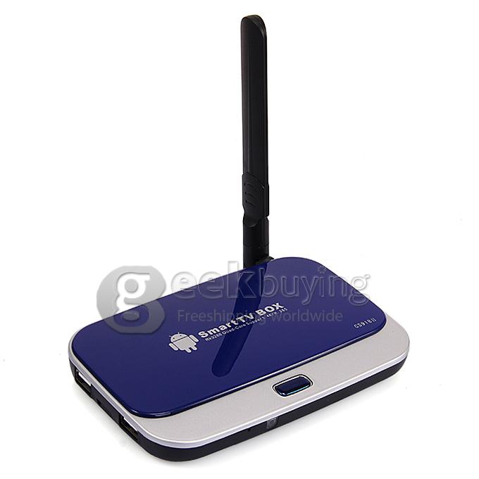 CS918II RK3288 Quad Core 1.8GHz Android 4.4 Mini TV BOX HDMI HDD Player 2G/16G Dual Band 2.4/5G WIFI Bluetooth 4.0 DLNA OTG - Blue