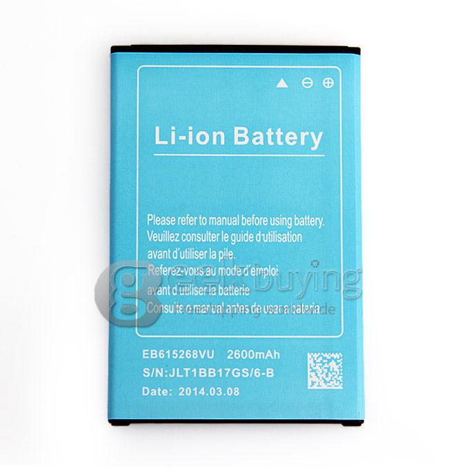 3.7V 2600mah Rechargeable Lithium-ion Battery for Ulefone N9002