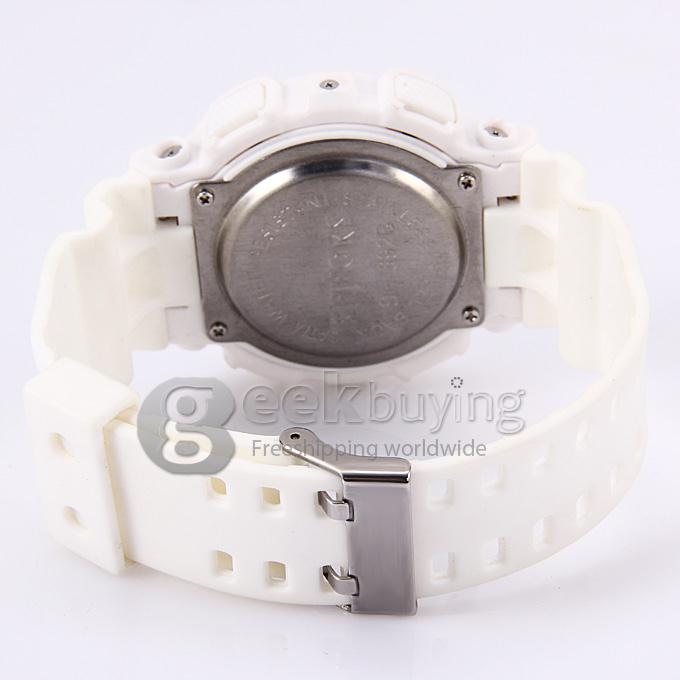SHHORS SH-692B Unisex Fashion Sport Analog-Digital Quartz Wrist Watch - White
