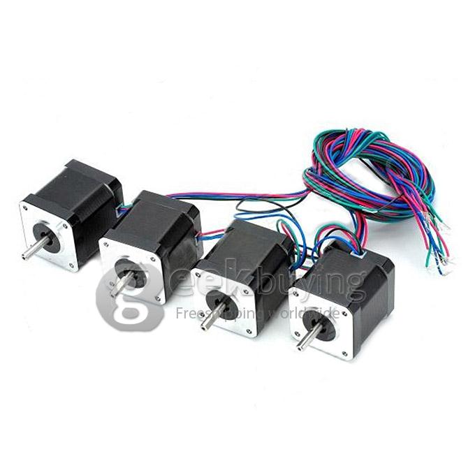 US Plug Open Heacent 3DP04 RepRap Prusa Mendel DIY 3D Printer DIY Full Assembly Kit /0.4mm Nozzle /1.75mm Filament