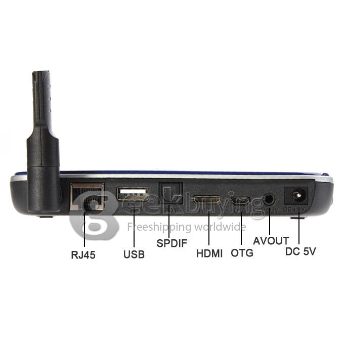 CS928 RK3288 Quad Core 1.8GHz Android 4.4 Mini TV Box HDMI HDD Player 2G/16G 2.4G/5G WIFI 5.0MP Camera Mic H.265 Bluetooth DLNA Miracast Black