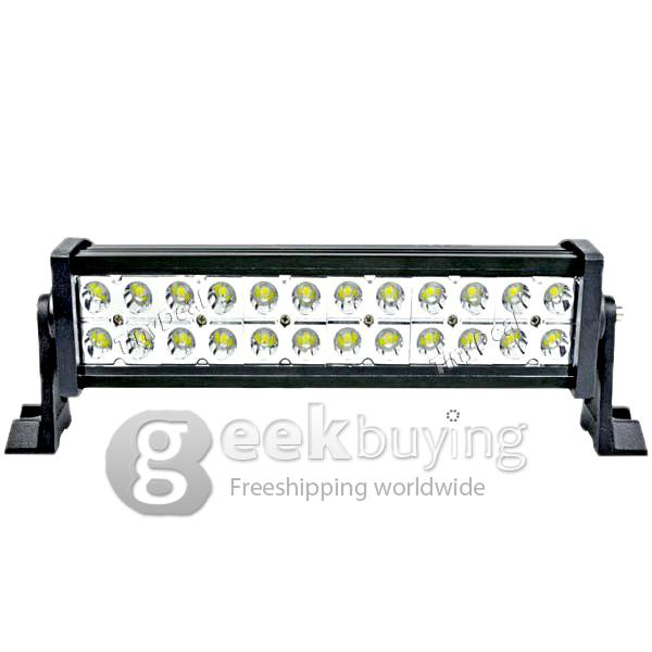 DC 10-30V 72W 6000K 24-Epistar LED IP67 Waterproof Car Off-road Light Bar Lamp